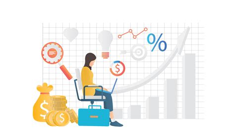 Isometric style business analysis illustration 6793194 Vector Art at ...