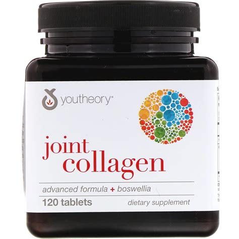 Youtheory Joint Collagen, Advanced Formula + Boswellia, 120 Tablets ...