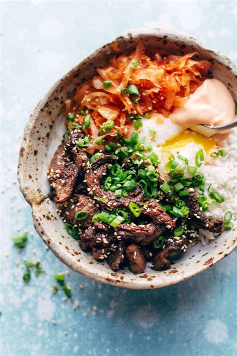 Korean BBQ Yum Yum Rice Bowls Recipe - Pinch of Yum