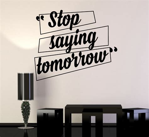 Vinyl Wall Decal Motivation Quotes Office Home Inspiration Stickers ...