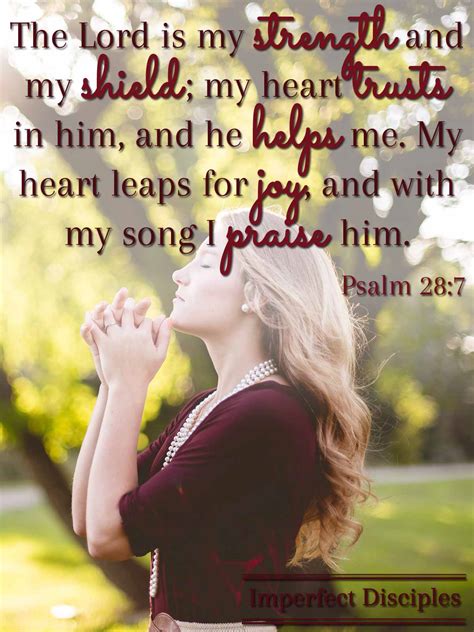 Scripture Memory Song: Psalm 28:7 - Imperfect Disciples