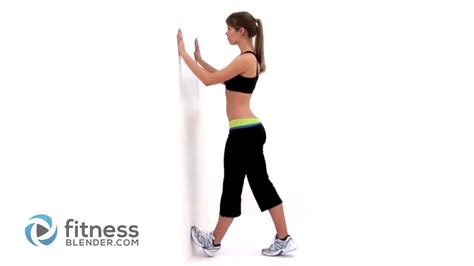 Standing Wall Calf Stretch - YouTube