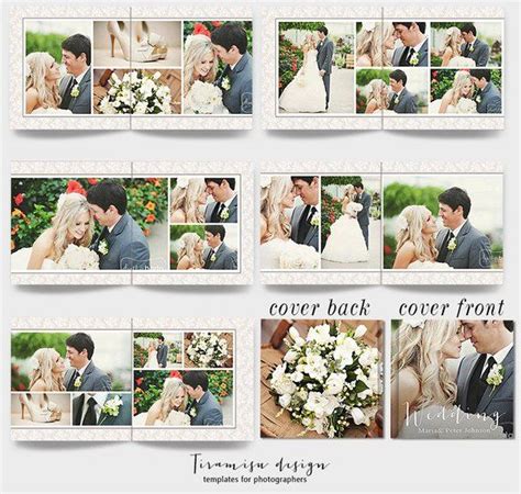 Wedding 2024 Album Printable PSD Photoshop Templates,classic Wedding ...