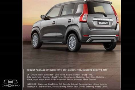 New Maruti Wagon R 2019 Accessories Revealed | CarDekho.com