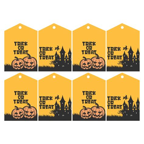 Free Printable Printable Halloween Tags