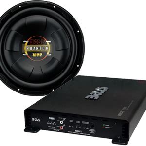 Boss Audio D12F + R2000M Slim Sub & Amp Combo