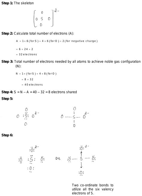 how to draw lewis structure for so4 2