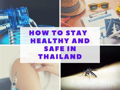 How To Stay Healthy And Safe On Holiday In Thailand