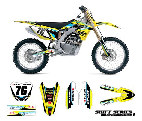 Suzuki SHIFT Graphics Kit Yellow – OMXGraphics