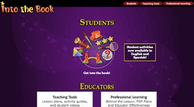 Into the Book: A Website to Help Support Teaching Reading Strategies ...