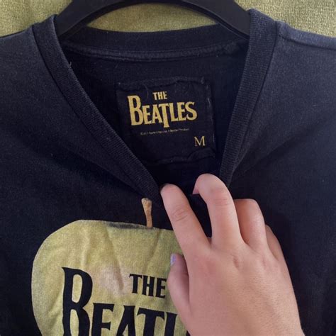 Official Beatles apple pattern logo sweatshirt !... - Depop