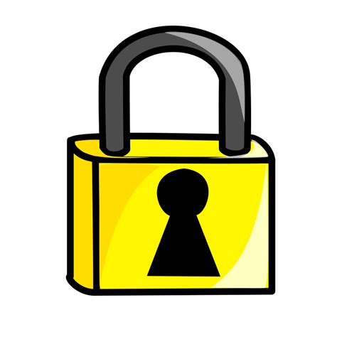 Free Clipart: Lock | nicubunu