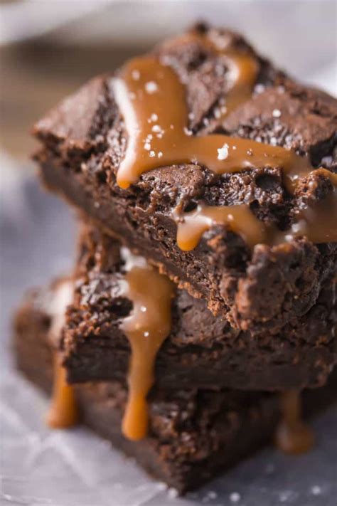 Salted Caramel Brownies: Gooey, rich, & indulgent! -Baking a Moment