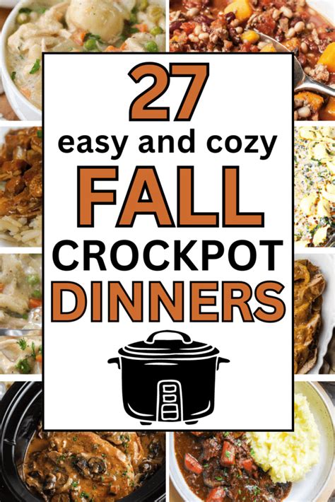 27 Cozy Fall Crockpot Dinners for Effortless Autumn Meals