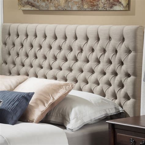 Full/Queen Bed Size Tufted Headboard Diamond Shaped Button Adjustable Height | eBay