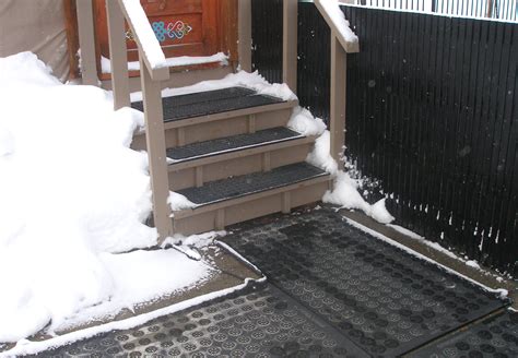 Snow Melting Heated Mats | Snow melting, Walkway, Wheelchair ramp