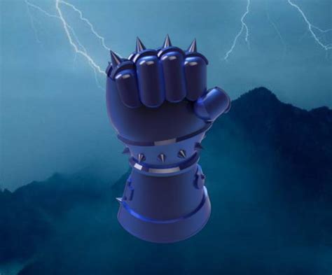 STL file Spiked Gauntlet 🧤・3D print design to download・Cults