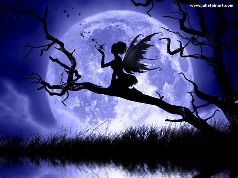 Fairies Wallpaper: Moonlight Fairy | Fairy wallpaper, Fairy silhouette ...