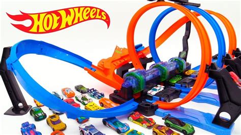 Autopista Hot Wheels Espiral De Choques Triple 6 Carros | Mercado Libre