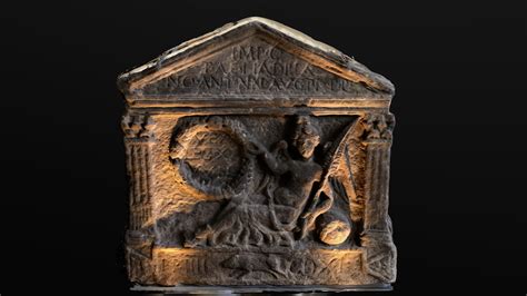 Antonine Wall Distance Slab, Hunterian Museum - Download Free 3D model ...