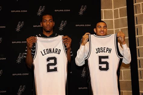 San Antonio Spurs Introduce 2011 NBA Draft Picks Kawhi Leonard and Cory Joseph - Pounding The Rock