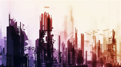 Futuristic City Wallpaper 4k