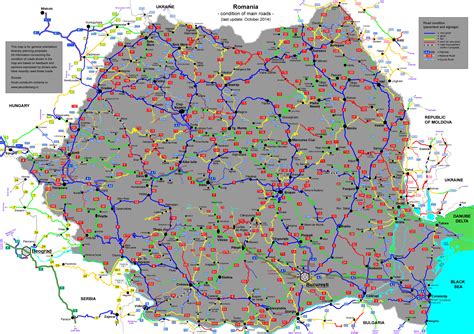 Romania Map : Romania Roads Condition - Search and share any place ...