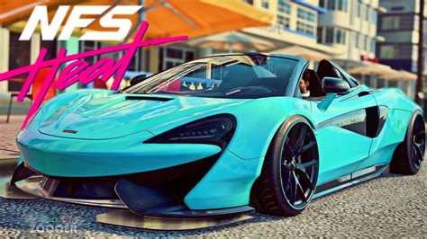 MIAMI FEELING McLaren 570s Spider Tuning - NEED FOR SPEED HEAT - YouTube