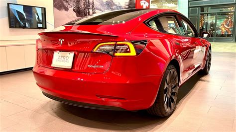 2023 Tesla Model 3 Performance Red Metallic 480HP | In-Depth Video Walk Around - YouTube