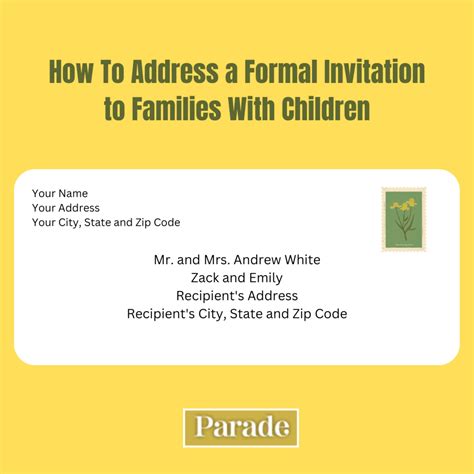 How To Address An Envelope (with Images Filled Out) - Parade