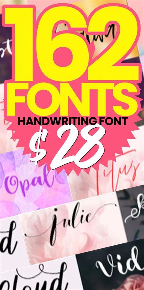 Script fonts for Cricut - Handwriting fonts - Font farmhouse - Cursive font with long tails ...