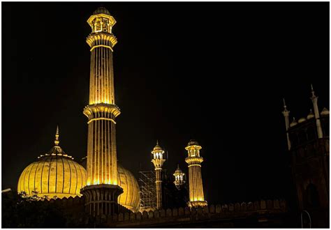 Jama Masjid at night : r/delhi