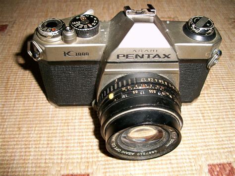 collectible items: Asahi PENTAX K1000 vintage camera