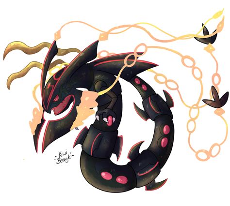 Shiny Mega Rayquaza by KiwiBeagle on DeviantArt