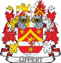 Lippert Family Crest, Coat of Arms and Name History