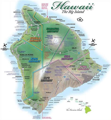 Hawaii Maps – Kailua Kona, Waikoloa, Waimea HI - Island Real ... | Hawaii, HI USA | Pinterest ...