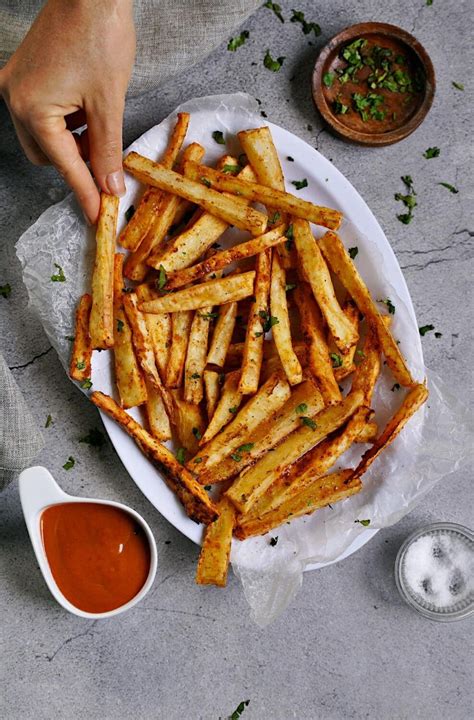 How To Make Yuca Fries (3 Methods) - Elavegan