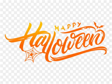 Happy halloween calligraphy vector PNG - Similar PNG