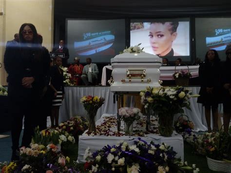 Karabo Mokoena who was murdered by her boyfriend has been laid to rest ...