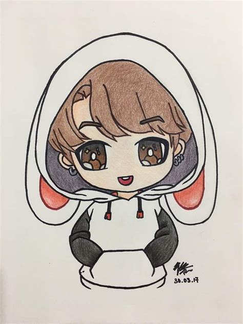 Descarga gratis | Bts Drawing Chibi Easy en GetDrawings, kim taehyung chibi fondo de pantalla ...