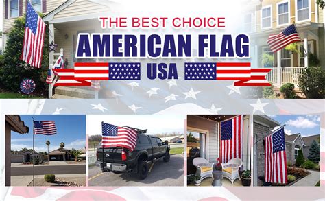 Amazon.com : Freefy American Flag 2.5x4 ft - Embroidered Stars,Sewn ...