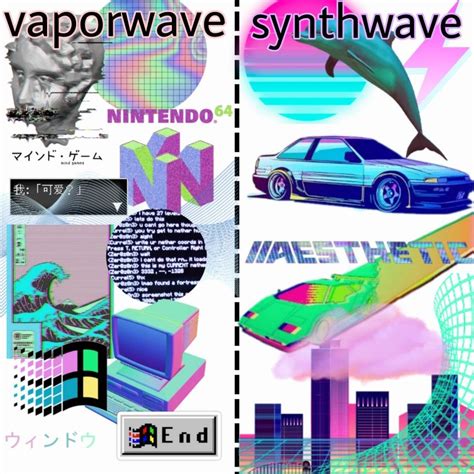 Vaporwave vs synthwave Types Of Aesthetic, Find Your Aesthetic, Consumerism, Music Genres ...