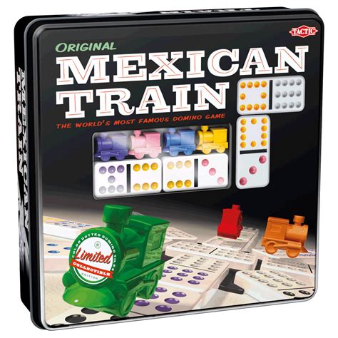 Tactic Games UK Mexican Train Domino Game - Gifts Games & Toys from Crafty Arts UK