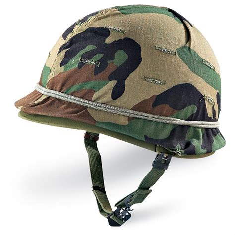 New U.S. Military M1 Helmet with Cover - 121029, Helmets & Accessories ...