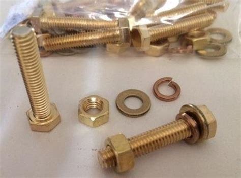 Copper Bolts Nuts And Washers (Set of 25) Suppliers, Manufacturers ...