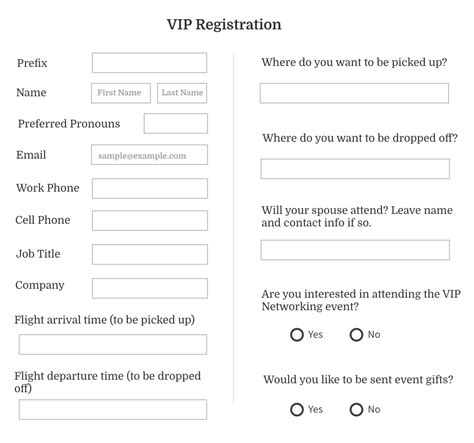 Event Registration Forms and Templates [+7 Tips] - Whova