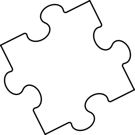 5 Piece Puzzle Template - Cliparts.co