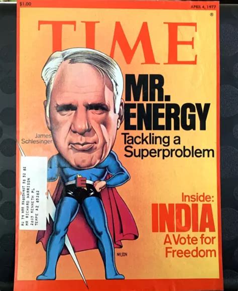 TIME MAGAZINE COVER Page Mr Energy Tackling A Super Problem April 1977 Wall Art $18.71 - PicClick