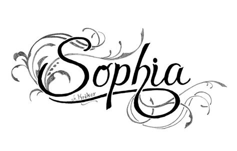 Sophia lettering | Tatuagem com nome sophia, Tatuagens nomes, Tatuagem