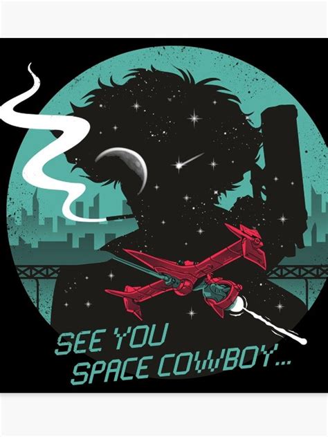 Space Cowboy Bebop Canvas Print by georgiaditch in 2021 | Cowboy bebop wallpapers, Cowboy bebop ...